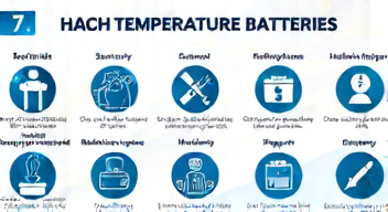 Das sind die Top 7 Schritte beim Umgang mit Hochtemperaturbatterien